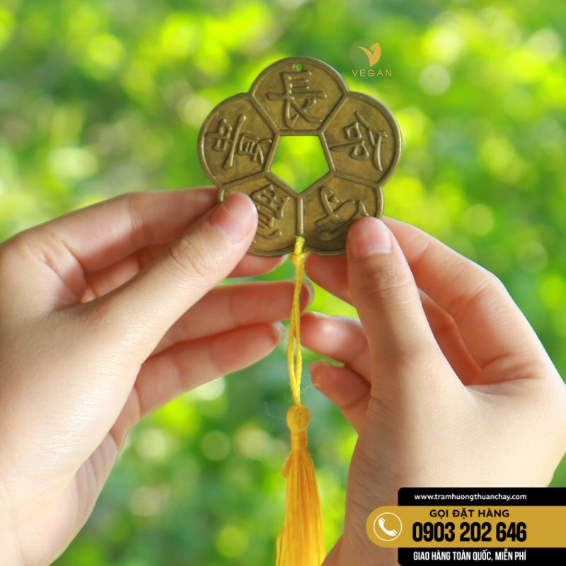 đồng xu hoa mai dong xu hoa mai