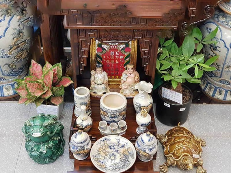 bàn thờ thần tài ban tho than tai
