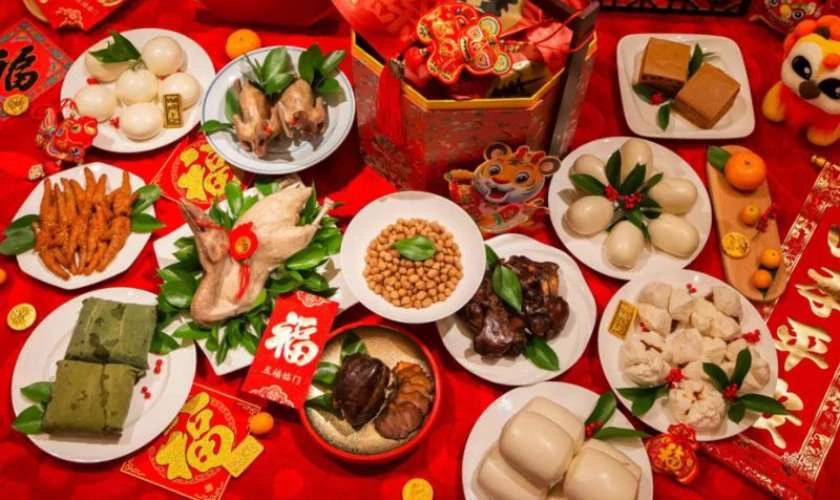 mâm cúng Tết Nguyên Tiêu mam cung tet nguyen tieu