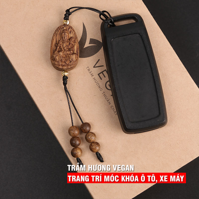 móc khóa trầm hương vegan