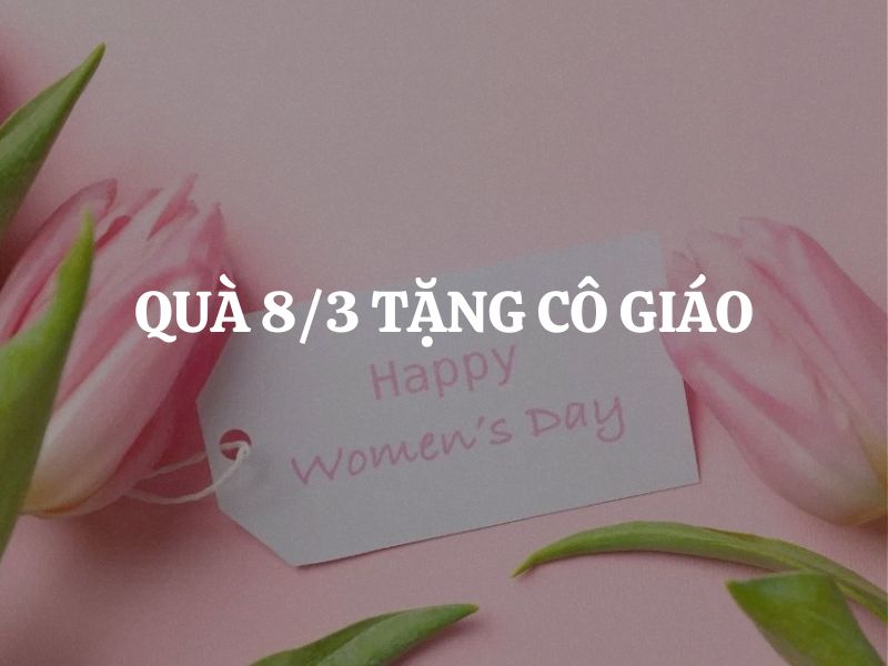 Chọn quà 8/3 tặng cô giáo: Gợi ý những món quà  ý nghĩa cho người lái đò thầm lặng