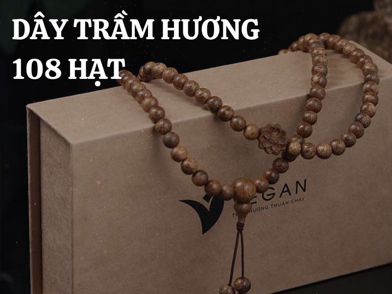 Dây trầm hương 108 hạt: Tìm hiểu ý nghĩa, công dụng và cách chọn mua