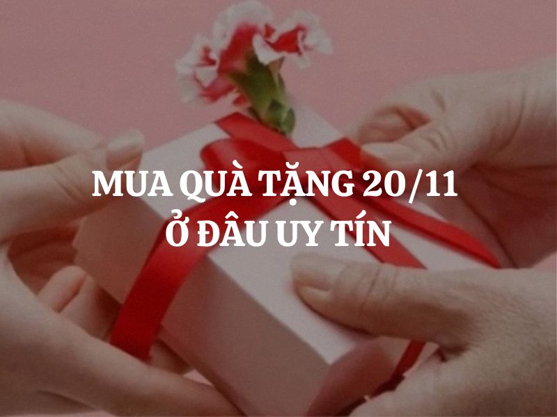 Mua quà tặng 20/11 ở đâu uy tín, giá tốt ở TP HCM