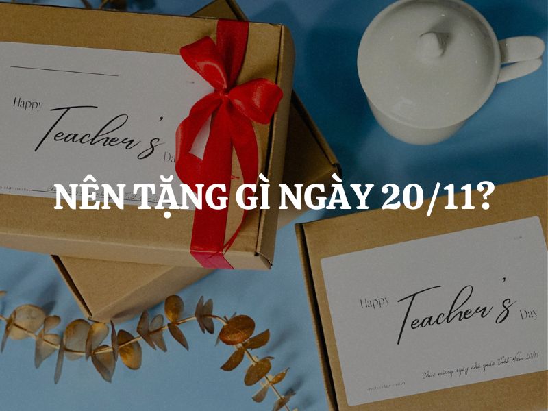 Nên tặng gì ngày 20/11? Gợi ý quà tri ân thầy cô ý nghĩa nhất