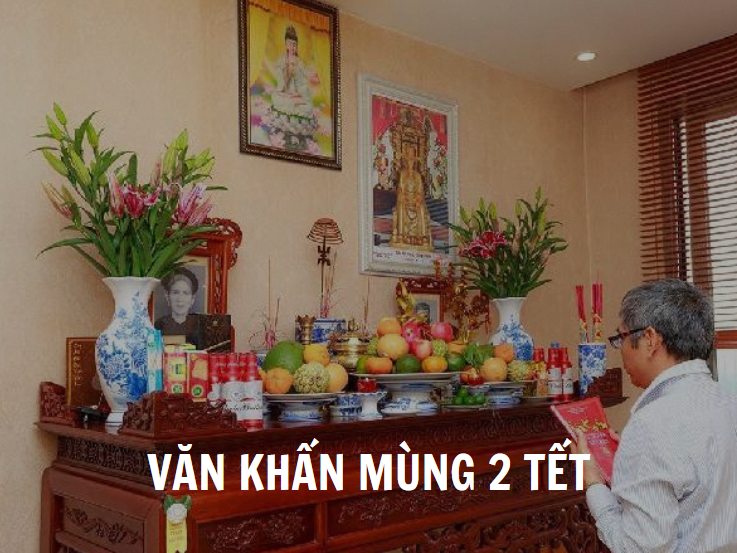 Văn khấn mùng 2 Tết cúng gia tiên, thần tài chi tiết năm Bính Ngọ