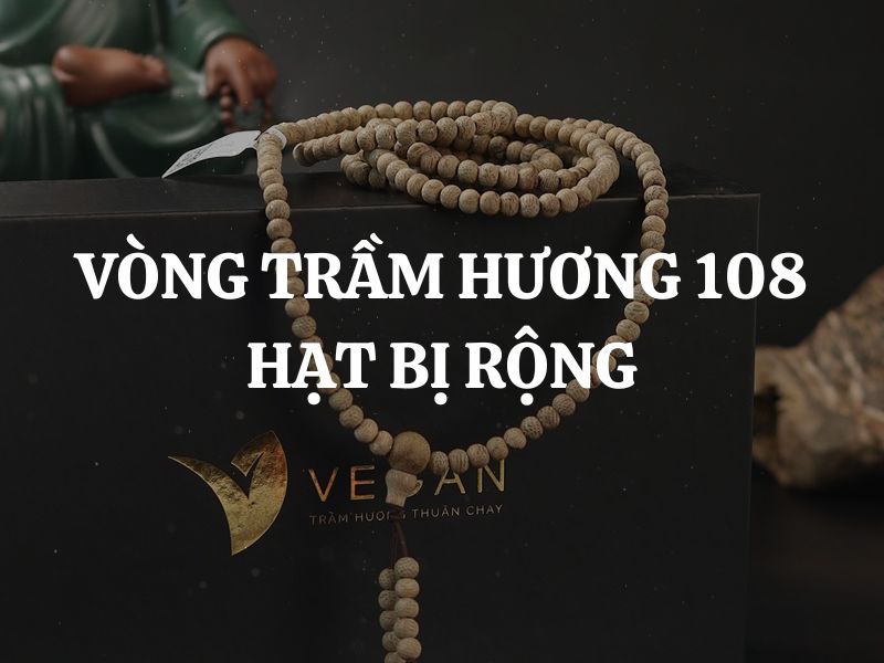 Vòng trầm hương 108 hạt bị rộng phải làm sao? Bí quyết điều chỉnh vòng đeo vừa vặn nhất