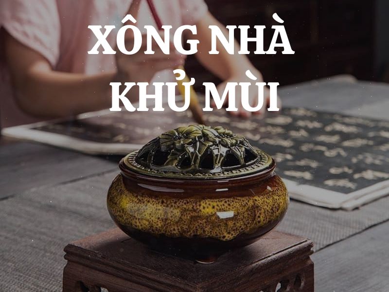 Xông nhà khử mùi bằng trầm hương: Giải pháp hiệu quả để tạo không gian sống trong lành