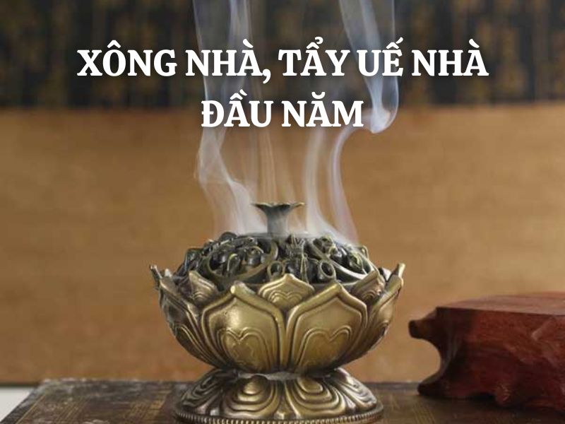 Xông nhà, tẩy uế nhà đầu năm có quan trọng hay không?